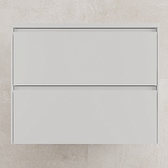 Style Line Тумба под раковину Лима 70 Plus подвесная эмаль белая матовая – фотография-4